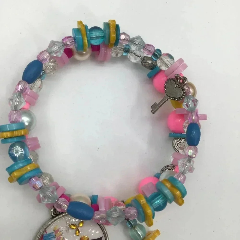 Handmade Charm Wrap Bracelets Kawaii Pop Art Lolita Retro Pastel Goth Kandy ddlg - Picture 8 of 10